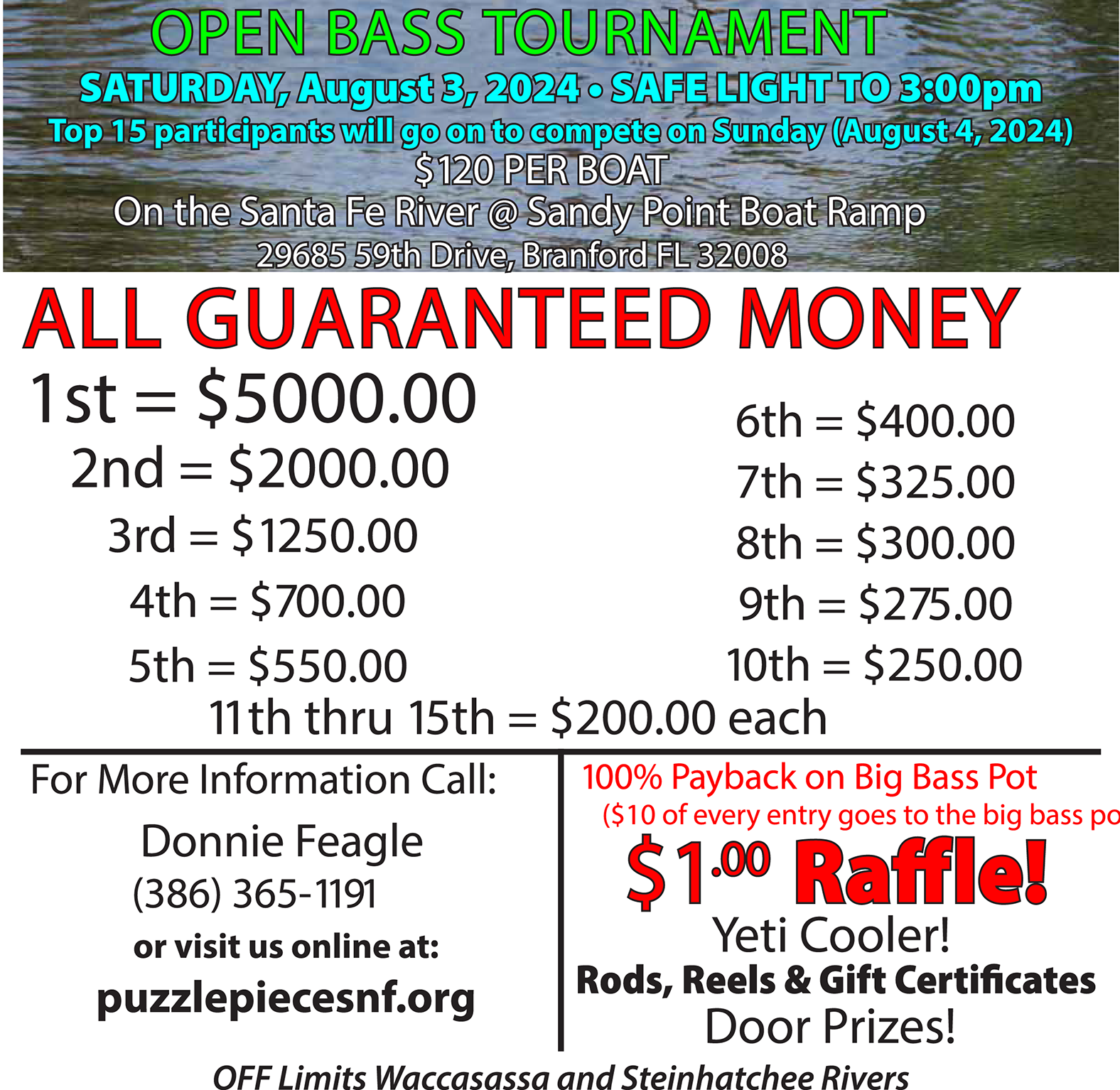 Bass Tournament Information